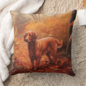 アイリッシュレッドセッター紅葉秋インスパイア クッション (ブランケット)