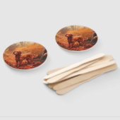 アイリッシュレッドセッター紅葉秋インスパイア ハンドファン (組立なし)