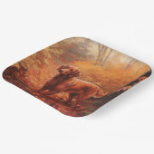 アイリッシュレッドセッター紅葉秋インスパイア ペーパープレート (傾斜あり)