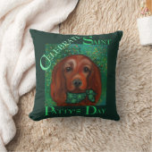 アイリッシュレッドセッター クッション (ブランケット)