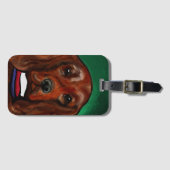 アイリッシュレッドセッター ラゲッジタグ (正面横)