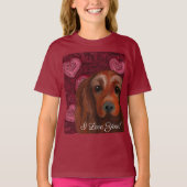 アイリッシュレッドセッター Tシャツ (正面)