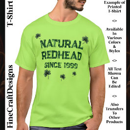 アイリッシュレッドヘッド、レッドヘアカスタム、06ノベルティパーティー Tシャツ