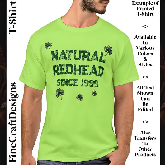 アイリッシュレッドヘッド、レッドヘアカスタム、06ノベルティパーティー Tシャツ