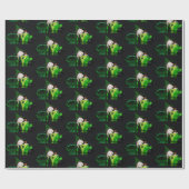 アイリッシュレプラーアンとグリーンビール ラッピングペーパー (フラット)