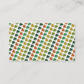 アイリッシュレプレシャン、セントパトリックのデイドリンクチケット 名刺 (裏面)