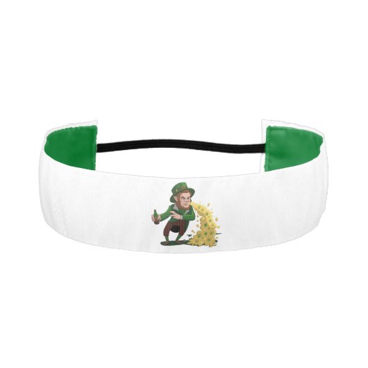 アイリッシュレプレシャンTosing Lucky おもしろい Cookie アスレチックヘッドバンド (正面)