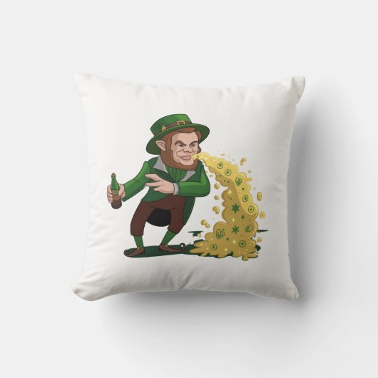 アイリッシュレプレシャンTosing Lucky おもしろい Cookie クッション (正面)