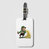 アイリッシュレプレシャンTosing Lucky おもしろい Cookie ラゲッジタグ (正面縦)