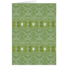 アイリッシュレース – アスパラガス緑のグリーティングカード
