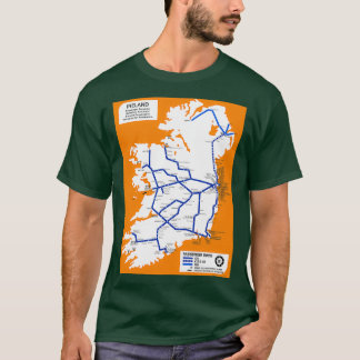 アイリッシュレールの地図1969 1 Tシャツ
