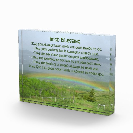 アイリッシュ伝統的ズ賛美バレーレインボー フォトブロック (右)