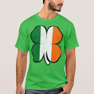 アイリッシュ動揺してアイルランドカラーズフォーリーフクローバーS Tシャツ