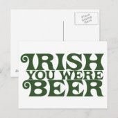 アイリッシュ君はビールだった ポストカード (正面/裏面)
