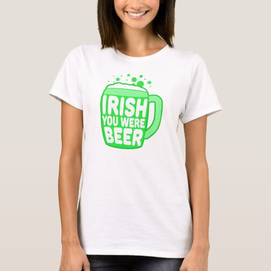 アイリッシュ君はビールだった Tシャツ (正面)