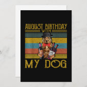 アイリッシュ威厳があるセッタードッグとの誕生日2020 シーズンカード (正面/裏面)