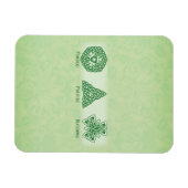 アイリッシュ宗教的な友人の祈りの言葉と恵み マグネット (横)