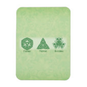 アイリッシュ宗教的な友人の祈りの言葉と恵み マグネット (縦)