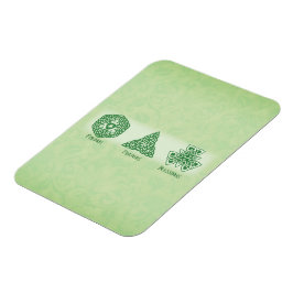 アイリッシュ宗教的な友人の祈りの言葉と恵み マグネット