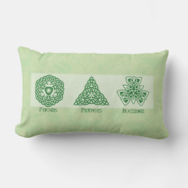 アイリッシュ宗教的な友人の祈りの言葉と恵み ランバークッション