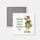 アイリッシュ恋しく思スクエアマグネット マグネット (正面/裏面)