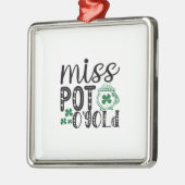 アイリッシュ恋しく思ポットO金ゴールド メタルオーナメント (左)