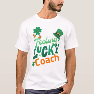 アイリッシュ感じサンパトリックの日のための幸運なコーチ Tシャツ