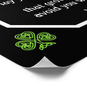 アイリッシュ最高のの諺 – 日 – アートプリント ポスター (角)