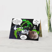 アイリッシュ海賊/アンティーク海賊の宝石図 カード (正面)