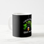 アイリッシュ用の黒猫ビールSt patricks day コーヒーマグカップ (正面左)