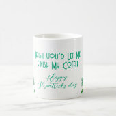 アイリッシュ私のコーヒーを飲ませてくれれば コーヒーマグカップ (中央)