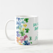 アイリッシュ私のコーヒーを飲ませてくれれば コーヒーマグカップ (左)