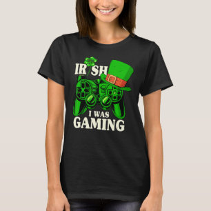 アイリッシュ私はゲーミングコントローラー少年ゲーマーSt Patric Tシャツ