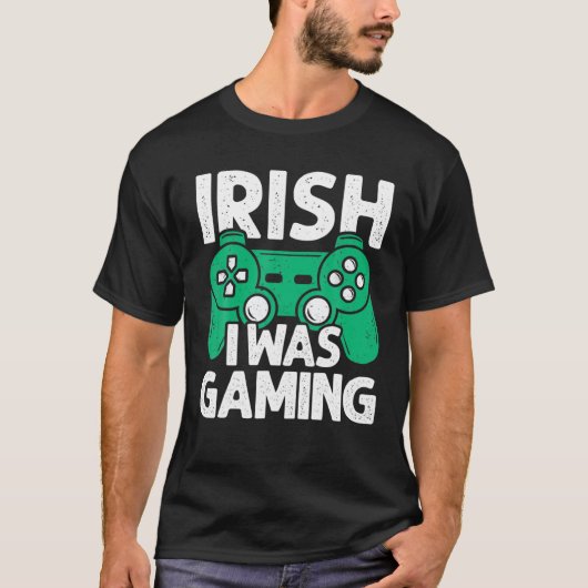 アイリッシュ私はゲーミングSt patricks dayビデおもしろいオGam Tシャツ (正面)