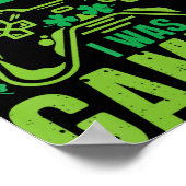 アイリッシュ私はゲームおもしろいSt patricks dayビデオゲーム ポスター (角)