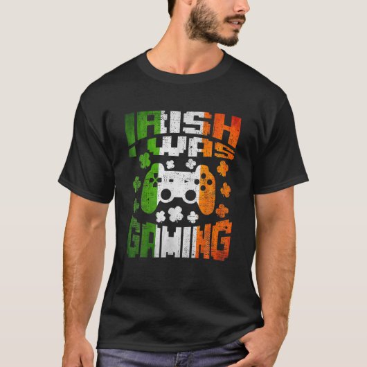 アイリッシュ私はゲームSt patricks dayビデオゲーマーVin Tシャツ (正面)