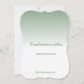 アイリッシュ結婚のモハーの崖がデートを救う セーブザデート (裏面)