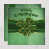 アイリッシュ結婚の誓いの招待状 招待状 (正面/裏面)