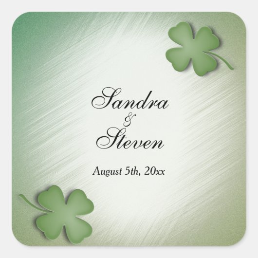 アイリッシュ結婚ドリーム スクエアシール (正面)