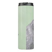 アイリッシュ絵画ウルフハウンド – Cuteオリジナルドッグアート タンブラー (裏面)