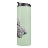 アイリッシュ絵画ウルフハウンド – Cuteオリジナルドッグアート タンブラー (回転右)
