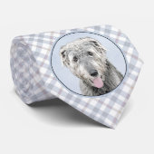 アイリッシュ絵画ウルフハウンド – Cuteオリジナルドッグアート ネクタイ (ロール)