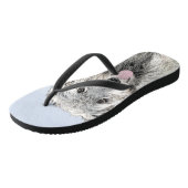 アイリッシュ絵画ウルフハウンド – Cuteオリジナルドッグアート ビーチサンダル (アングル)