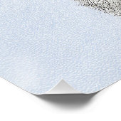 アイリッシュ絵画ウルフハウンド – Cuteオリジナルドッグアート ポスター (コーナー)