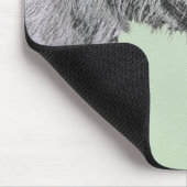 アイリッシュ絵画ウルフハウンド – Cuteオリジナルドッグアート マウスパッド (コーナー)