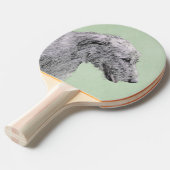 アイリッシュ絵画ウルフハウンド – Cuteオリジナルドッグアート 卓球ラケット (正面アングル)