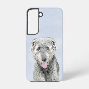 アイリッシュ絵画ウルフハウンド – Cuteオリジナルドッグアート Samsung Galaxy S22ケース