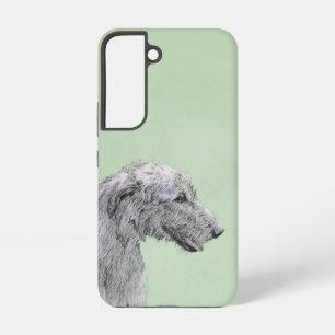 アイリッシュ絵画ウルフハウンド – Cuteオリジナルドッグアート Samsung Galaxy S22ケース