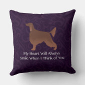 アイリッシュ考えるセッターズオブユーペット クッション (裏面)