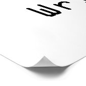 アイリッシュ腕時計 ポスター (角)